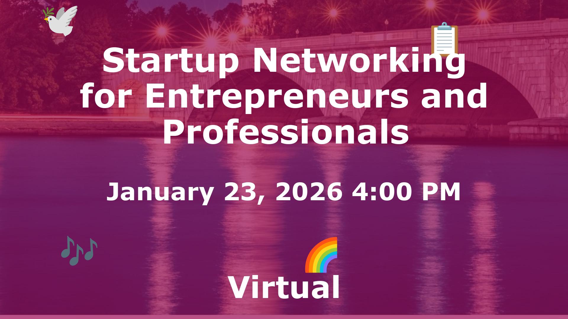 Startup Networking for Entrepreneurs and Professionals event image